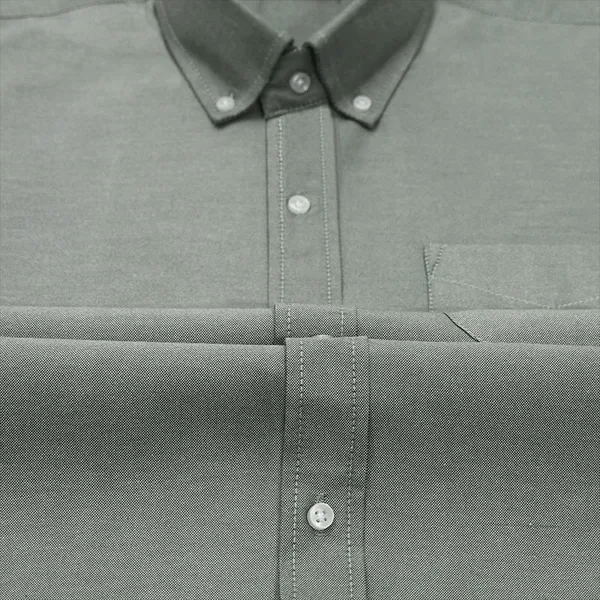 Pack_Of_2_Oxford_Cotton_Shirt_For_Men_Sea_Green_Olive