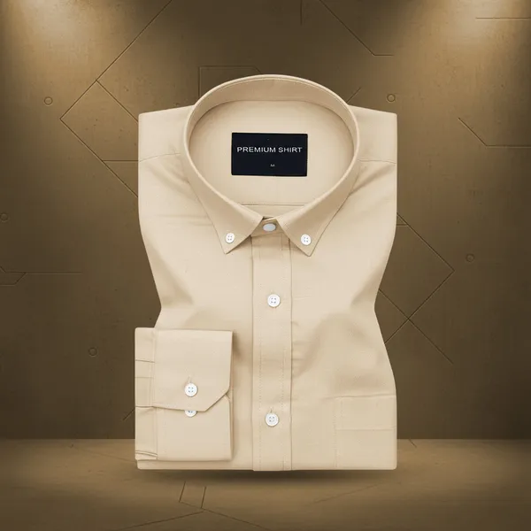 Pack_Of_2_Oxford_Cotton_Shirt_For_Men_Lime_Green_Cream