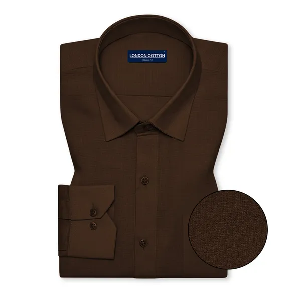 Pack_Of_2_Textured_Linen_Shirts_Brown_Silver