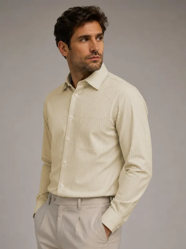 Cream_Mint_Green_Oxford_Pack_Of_2_Pinstripe_Shirts