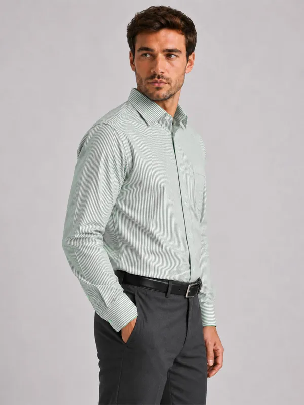 Dark_Green_Bold_Red_Oxford_Pack_Of_2_Pinstripe_Shirts
