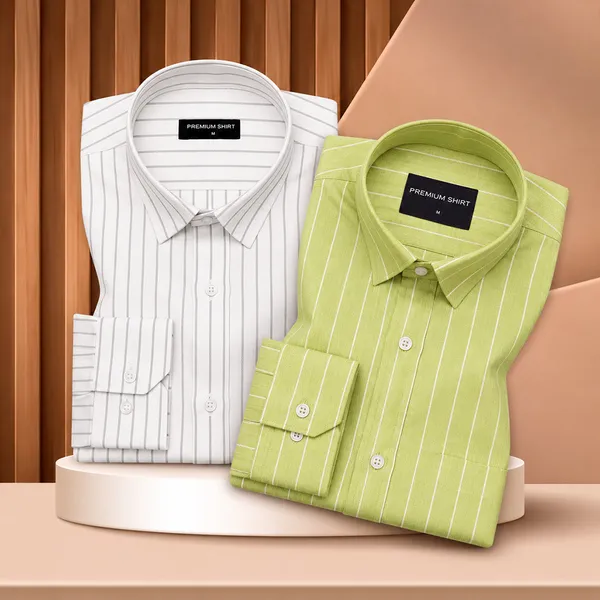 Bold_Grey_Pistachio_Oxford_Pack_Of_2_Pinstripe_Shirts