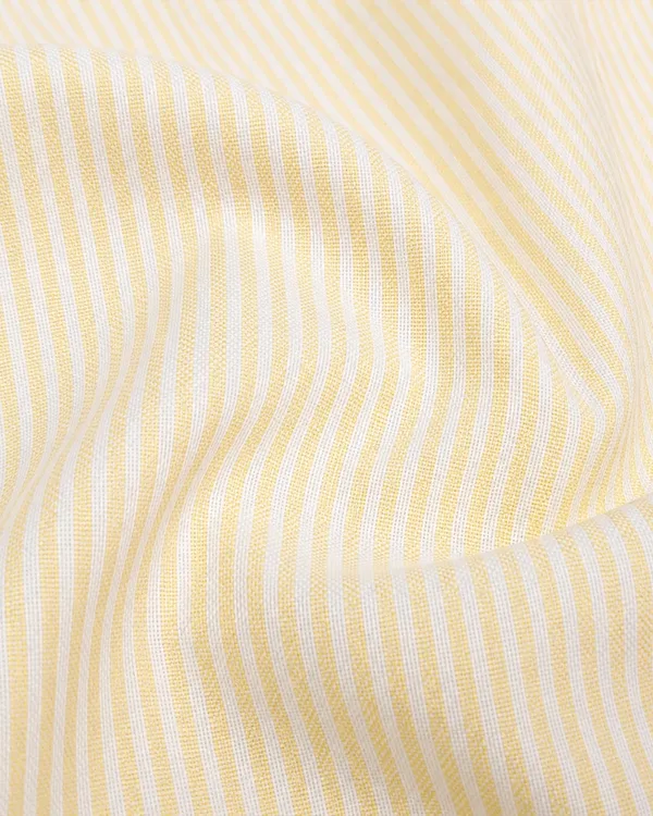 Lemon_Stripe_Oxford_Shirt_For_Men