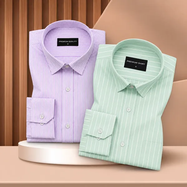 Purple_Mint_Green_Oxford_Pack_Of_2_Pinstripe_Shirts