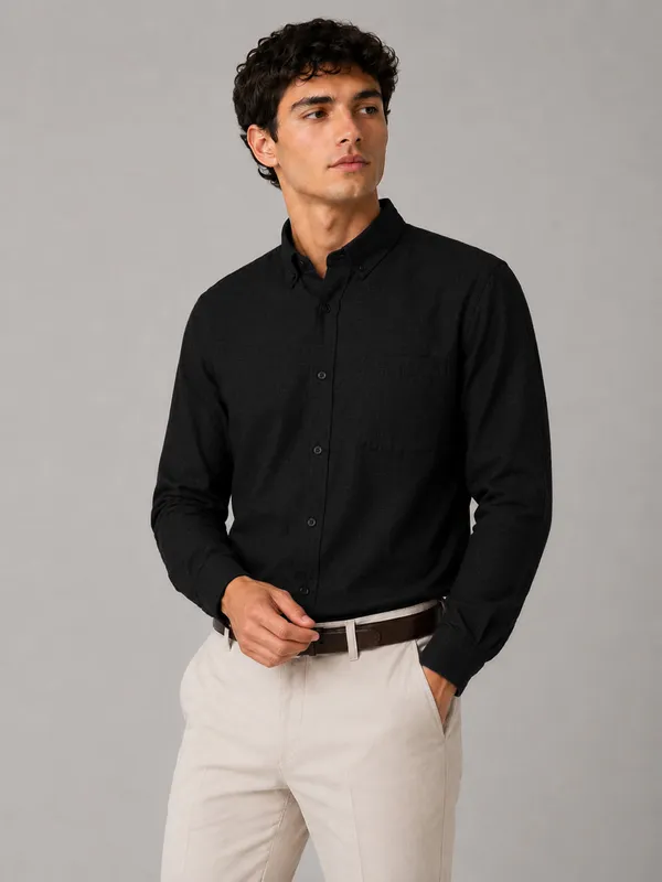 Black_Linear_Linen_Shirt
