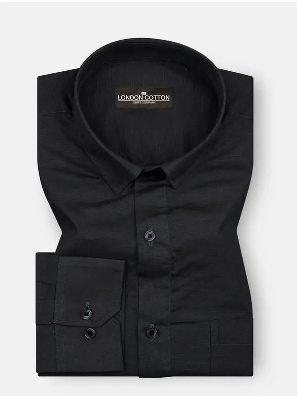 Black_Linear_Linen_Shirt
