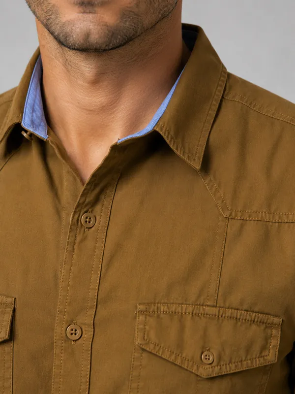 Pack_Of_2_Cargo_Style_Dusty_Brown_Mehendi_Shirt