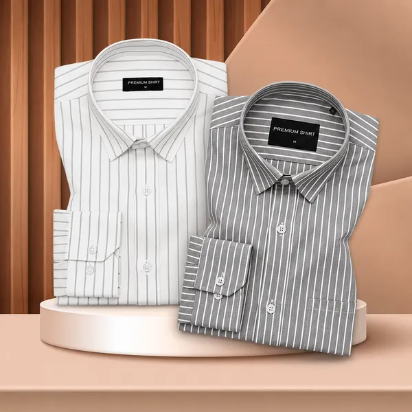 Grey_Dark_Grey_Oxford_Pack_Of_2_Pinstripe_Shirts