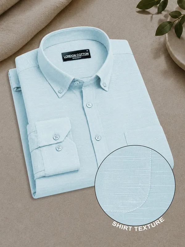Peach_Sky_Blue_Linear_Linen_Pack_Of_2_Shirt