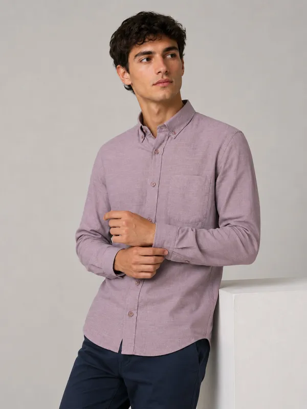 Sky_Blue_Lavender_Linear_Linen_Pack_Of_2_Shirt
