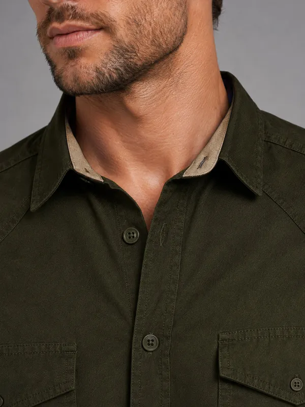 Pack_Of_3_Cargo_Style_Khaki_Bottle_Green_Brown_Shirt