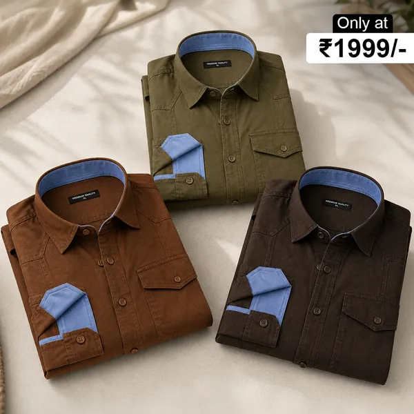 Pack_Of_3_Cargo_Style_Dusty_Brown_Olive_Dark_Brown_Shirt
