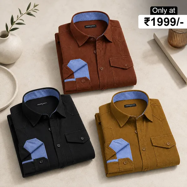 Pack_Of_3_Cargo_Style_Mehendi_Black_Brown_Shirt
