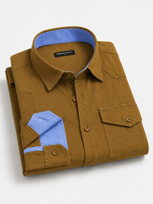Pack_Of_3_Cargo_Style_Beige_Mehendi_Bottle_Green_Shirt