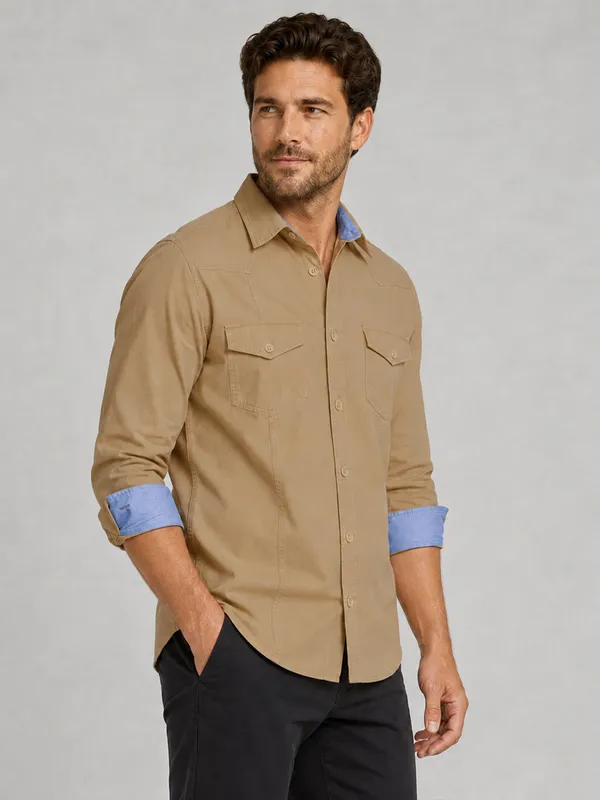 New_Cargo_Style_Beige_Shirt