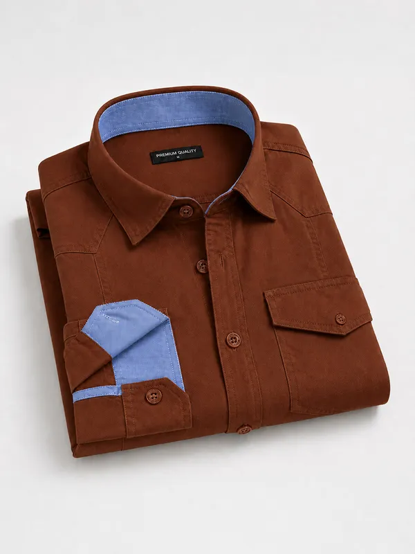 New_Cargo_Style_Brown_Shirt