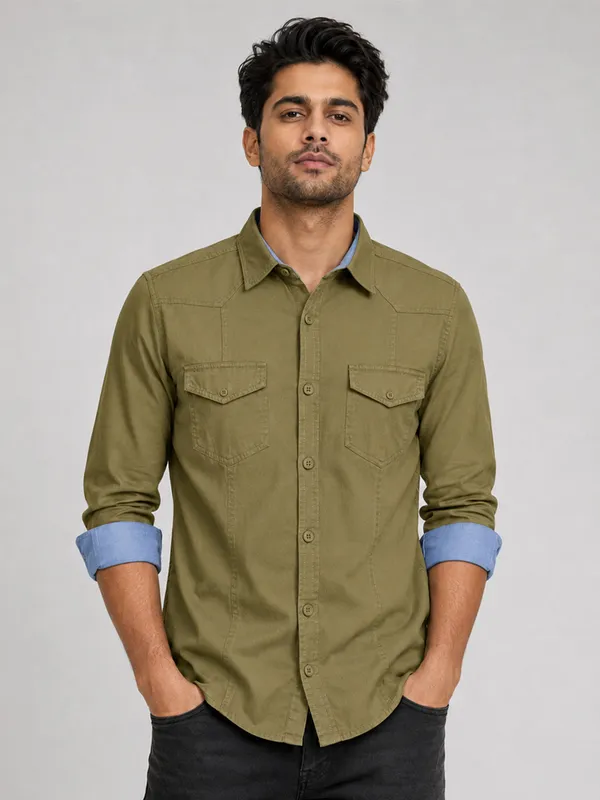 New_Cargo_Style_Olive_Shirt