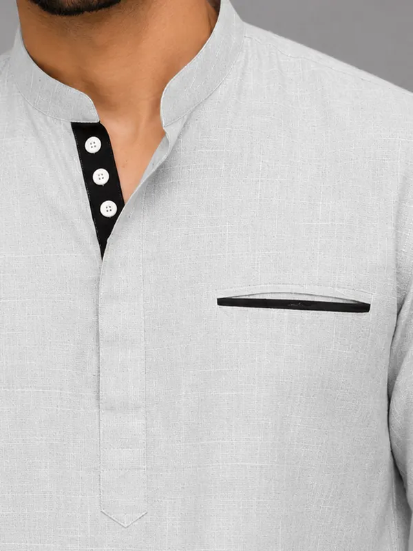 Pack_Of_2_Urban_Fit_Light_Blue_White_Short_Linen_Kurta_For_Men
