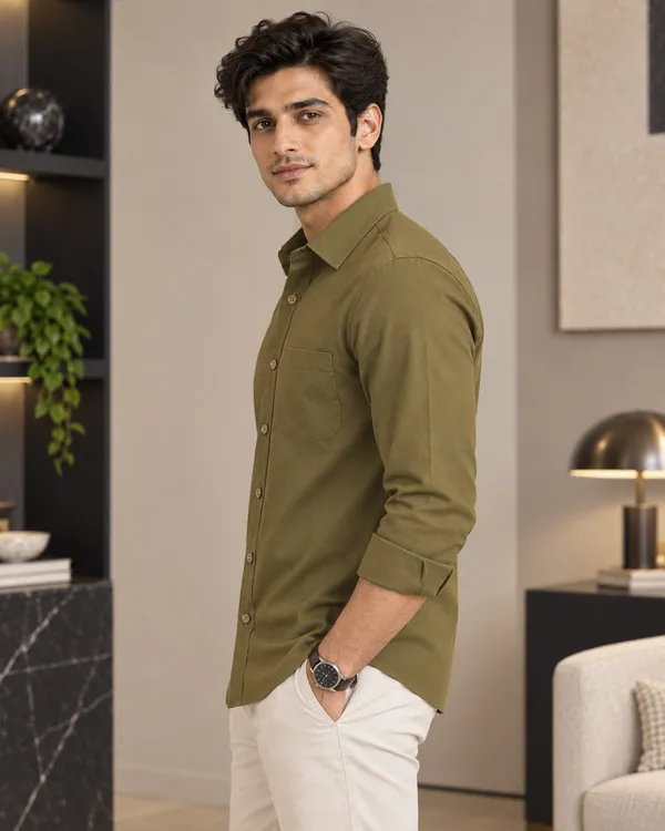 Classic_Mehendi_Cargo_Shirt