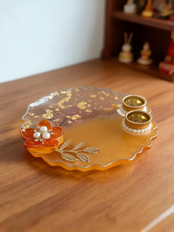 Amber_Resin_Floral_Design_Pooja_Thali
