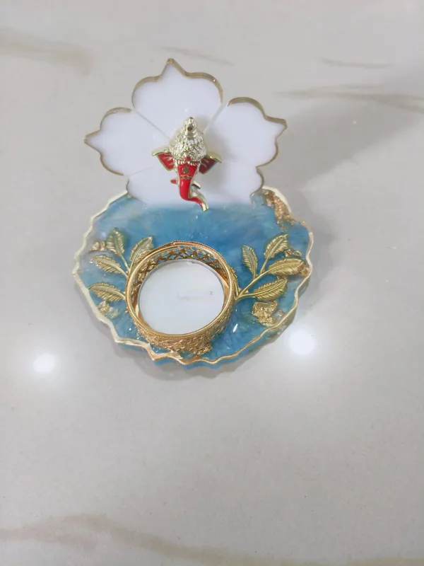 Decorative_Ganesha_Floral_Diya_Holder_Set_of_2