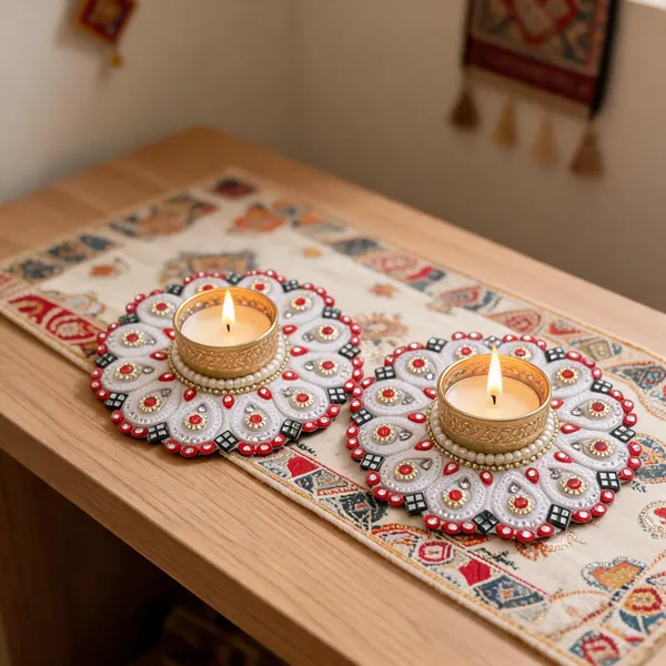 Floral_Mirror_Work_Tealight_Holders_Set_Of_2