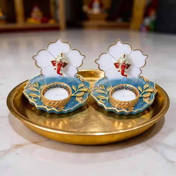 Decorative_Ganesha_Floral_Diya_Holder_Set_Of_2