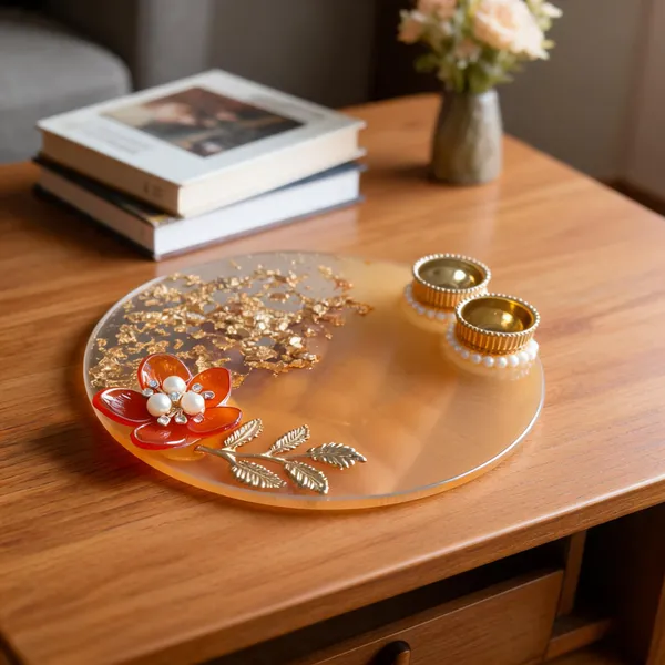 Resin_Floral_Gold_Foil_Decorative_Tray