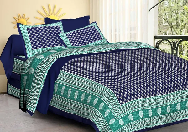 Rajasthani_Traditionally_Printed_Cotton_Doublebed_Bedsheet_With_Pack_of_2_Pillow_Covers