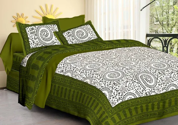 Rajasthani_Traditionally_Printed_Cotton_Doublebed_Bedsheet_With_Pack_of_2_Pillow_Covers