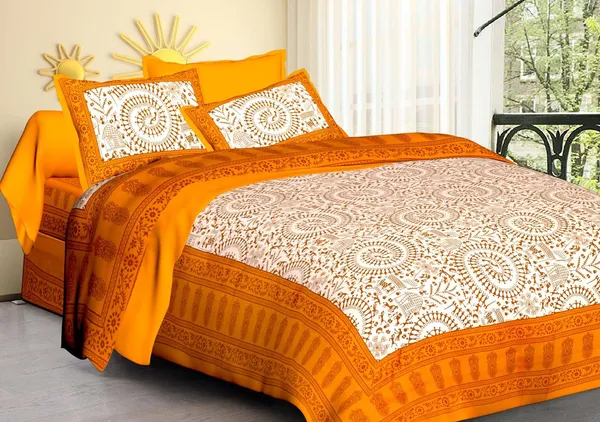 Rajasthani_Traditionally_Printed_Cotton_Doublebed_Bedsheet_With_Pack_of_2_Pillow_Covers