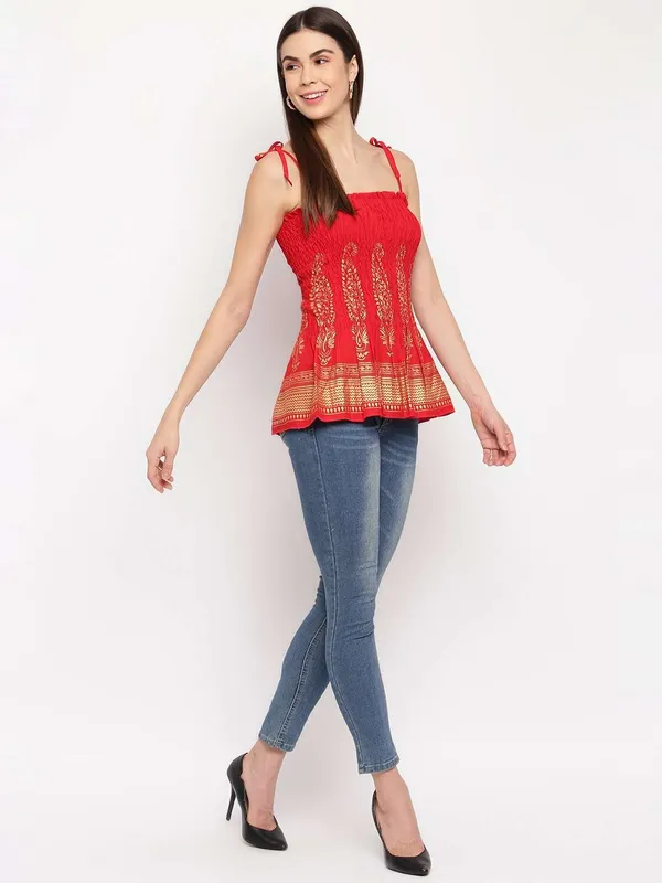 Women's_Rayon_Buta_Printed_Casual_Summer_Style_Tie_Shoulder_Straps_Free_Size_Tank_Top_(_Red_Gold_Pattern)