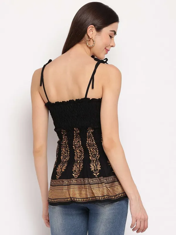 Women's_Rayon_Buta_Printed_Casual_Summer_Style_Tie_Shoulder_Straps_Free_Size_Tank_Top_(_Black_Gold_Pattern)
