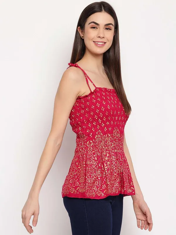 Women's_Rayon_Floral_Printed_Casual_Summer_Style_Tie_Shoulder_Straps_Free_Size_Tank_Top_(_Maroon_Gold_Pattern)
