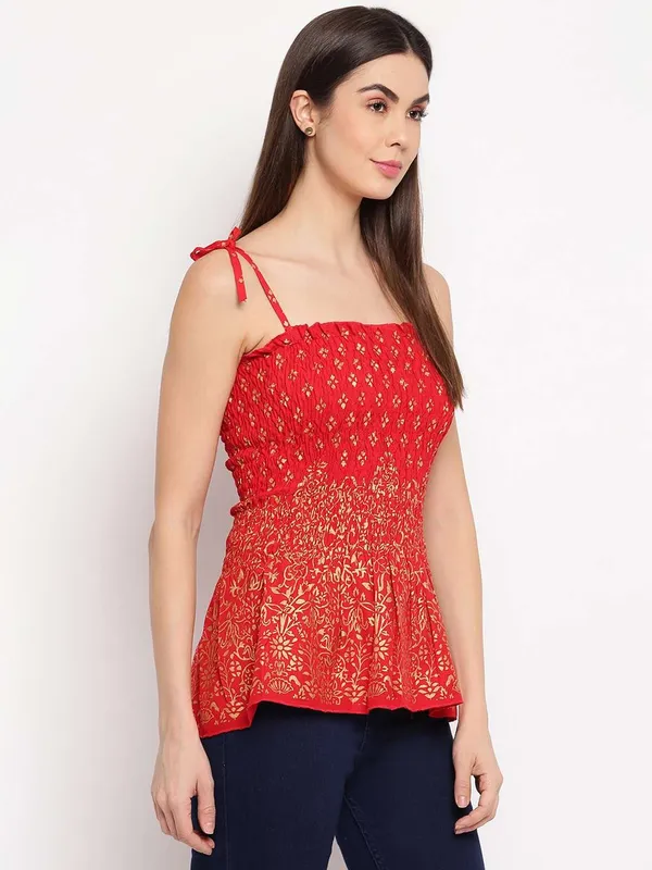 Women's_Rayon_Floral_Printed_Casual_Summer_Style_Tie_Shoulder_Straps_Free_Size_Tank_Top_(_Red_Gold_Pattern)