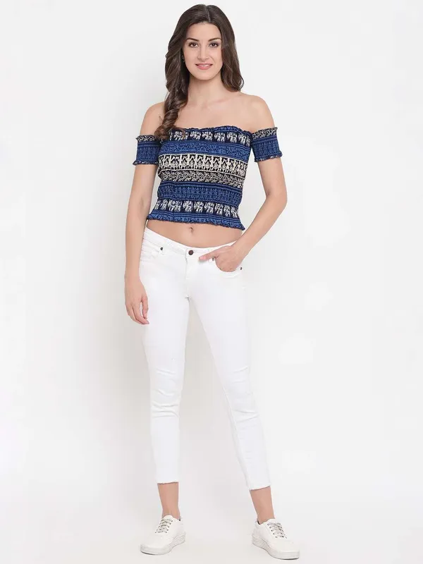 Women's_Rayon_Printed_Off-Shoulder_Smocked_Crop_Top_Short_Sleeve_Casual_Styles_Tank_Top_(FREE_SIZE)_Multi1