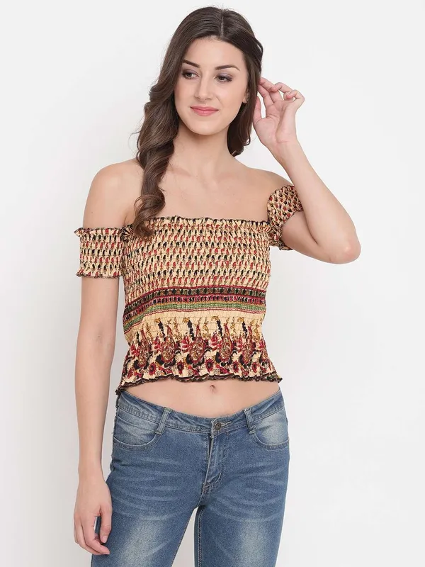 Women's_Rayon_Printed_Off-Shoulder_Smocked_Crop_Top_Short_Sleeve_Casual_Styles_Tank_Top_(FREE_SIZE)_Multi4