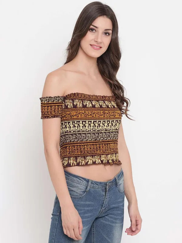 Women's_Rayon_Printed_Off-Shoulder_Smocked_Crop_Top_Short_Sleeve_Casual_Styles_Tank_Top_(FREE_SIZE)_Multi5