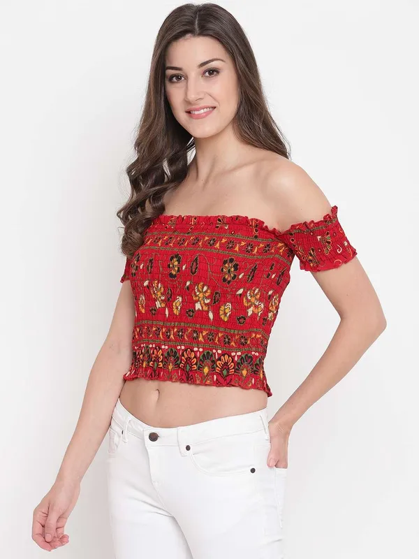 Women's_Rayon_Printed_Off-Shoulder_Smocked_Crop_Top_Short_Sleeve_Casual_Styles_Tank_Top_(FREE_SIZE)_Multi6