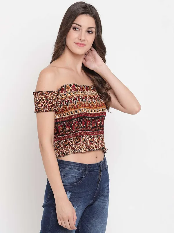 Women's_Rayon_Printed_Off-Shoulder_Smocked_Crop_Top_Short_Sleeve_Casual_Styles_Tank_Top_(FREE_SIZE)_Multi7