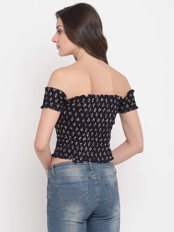 Women's_Rayon_Printed_Off-Shoulder_Smocked_Crop_Top_Short_Sleeve_Casual_Styles_Tank_Top_(FREE_SIZE)_Multi12