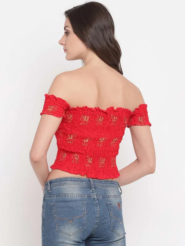 Women's_Rayon_Printed_Off-Shoulder_Smocked_Crop_Top_Short_Sleeve_Casual_Styles_Tank_Top_(FREE_SIZE)_Multi11