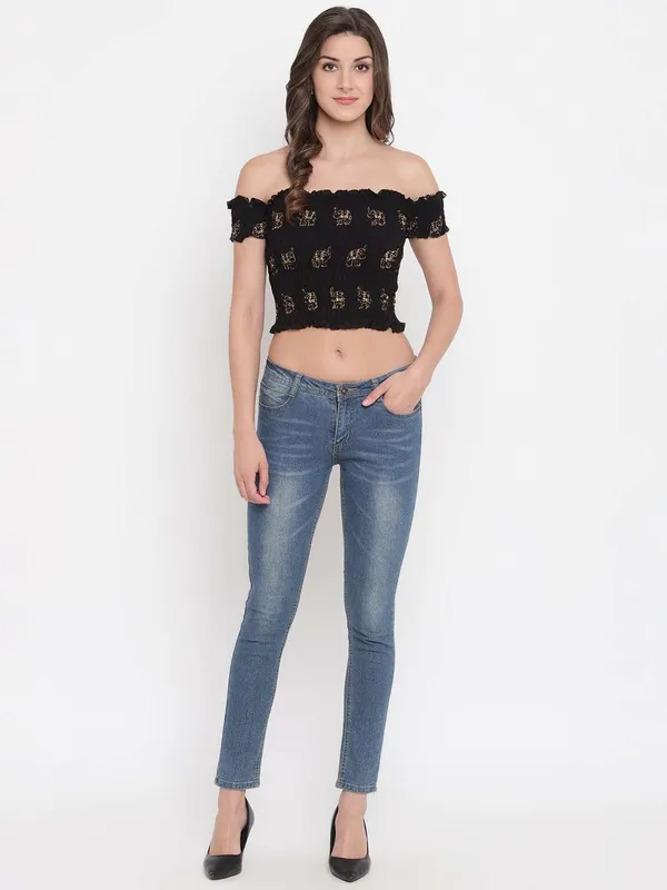 Women's_Rayon_Printed_Off-Shoulder_Smocked_Crop_Top_Short_Sleeve_Casual_Styles_Tank_Top_(FREE_SIZE)_Multi13