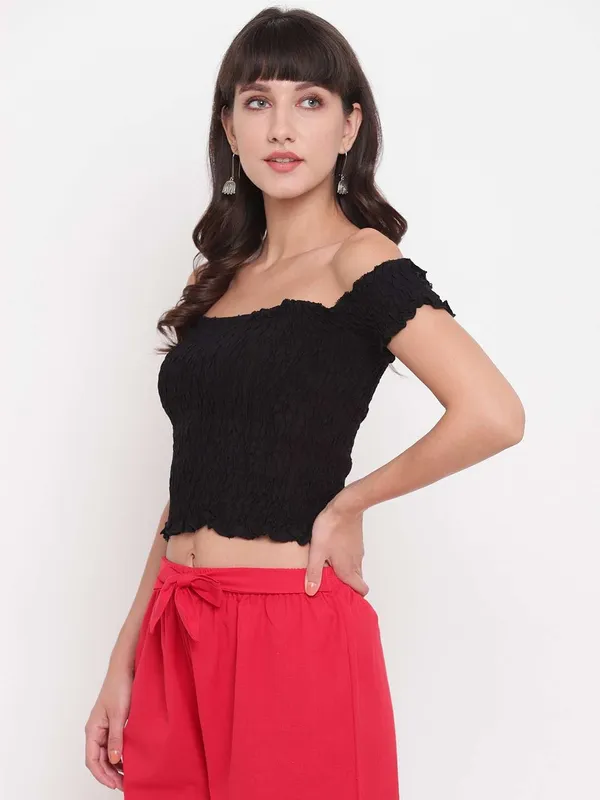 Women's_Rayon_Solid_Off-Shoulder_Smocked_Crop_Top_Short_Sleeve_Casual_Styles_Tank_Top_(FREE_SIZE)_Multi18