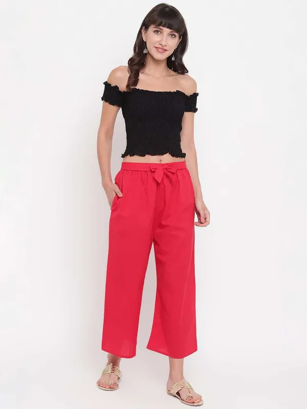 Women's_Rayon_Solid_Off-Shoulder_Smocked_Crop_Top_Short_Sleeve_Casual_Styles_Tank_Top_(FREE_SIZE)_Multi18