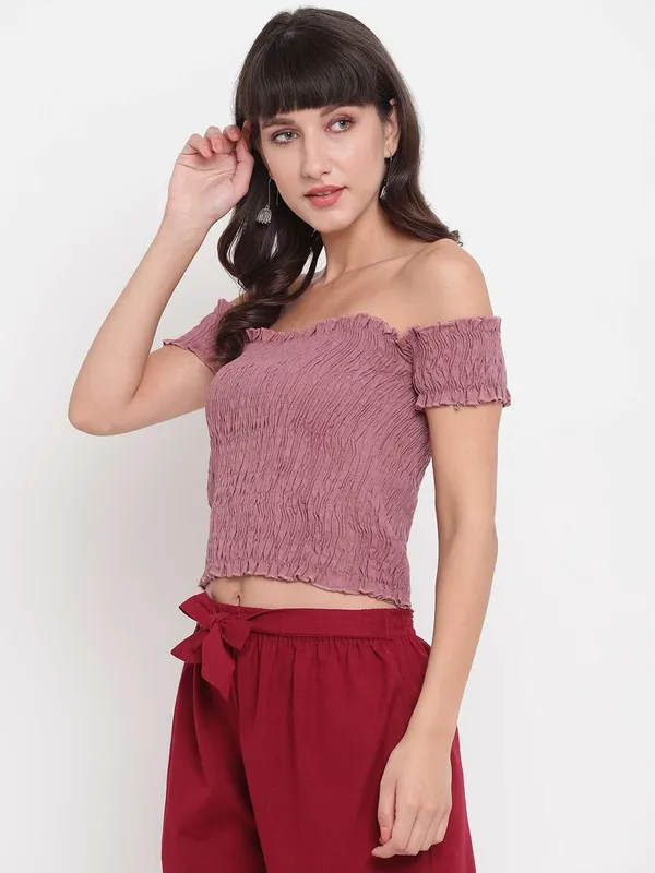 Women's_Rayon_Solid_Off-Shoulder_Smocked_Crop_Top_Short_Sleeve_Casual_Styles_Tank_Top_(FREE_SIZE)_Multi29
