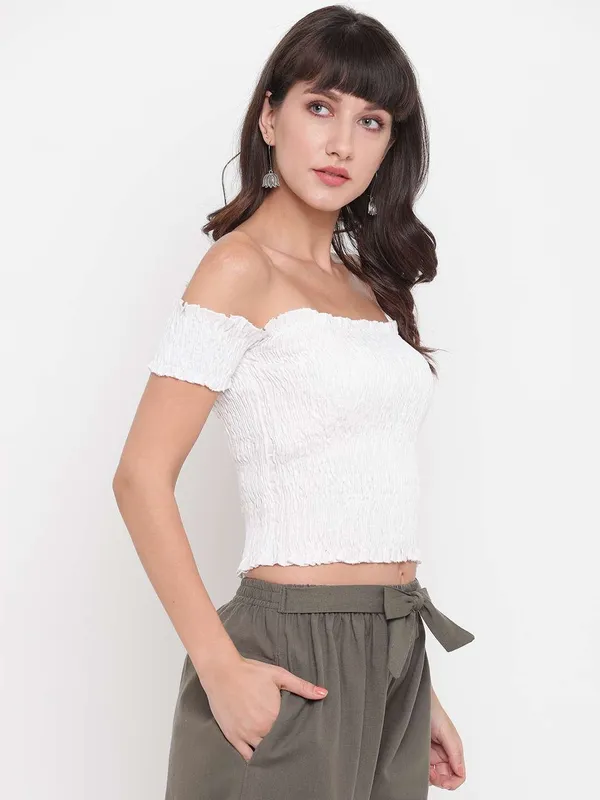 Women's_Rayon_Solid_Off-Shoulder_Smocked_Crop_Top_Short_Sleeve_Casual_Styles_Tank_Top_(FREE_SIZE)_Multi30