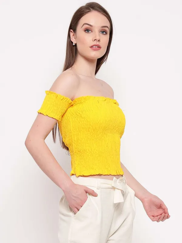 Women's_Rayon_Solid_Off-Shoulder_Smocked_Crop_Top_Short_Sleeve_Casual_Styles_Tank_Top_(FREE_SIZE)_Multi31