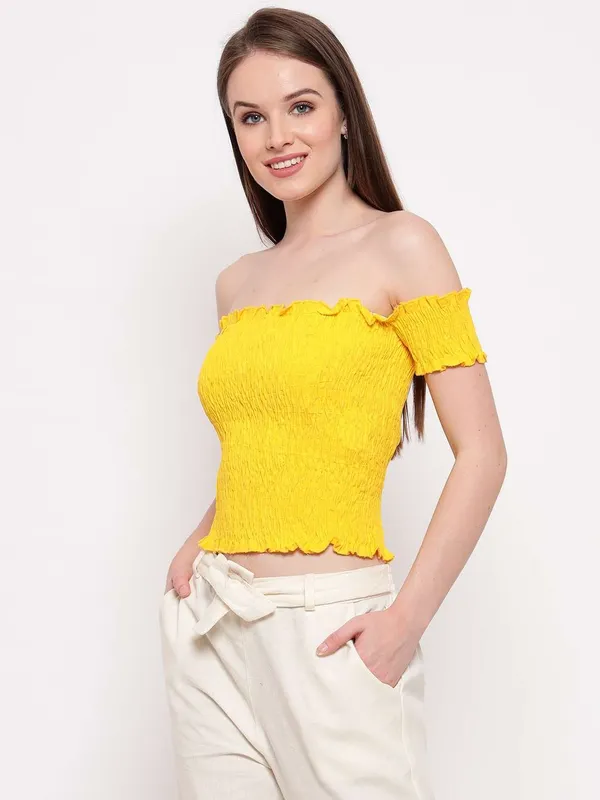 Women's_Rayon_Solid_Off-Shoulder_Smocked_Crop_Top_Short_Sleeve_Casual_Styles_Tank_Top_(FREE_SIZE)_Multi31