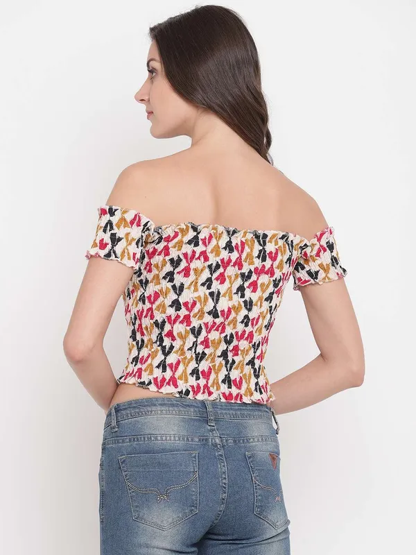 Women's_Rayon_Printed_Off-Shoulder_Smocked_Crop_Top_Short_Sleeve_Casual_Styles_Tank_Top_(FREE_SIZE)_Multi31